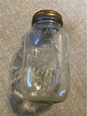 Vintage 1970s Moms Mason Jar Rare  STORAGE UNIT